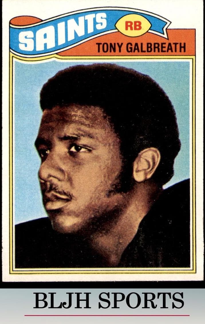 Tony Galbreath 1977 topps