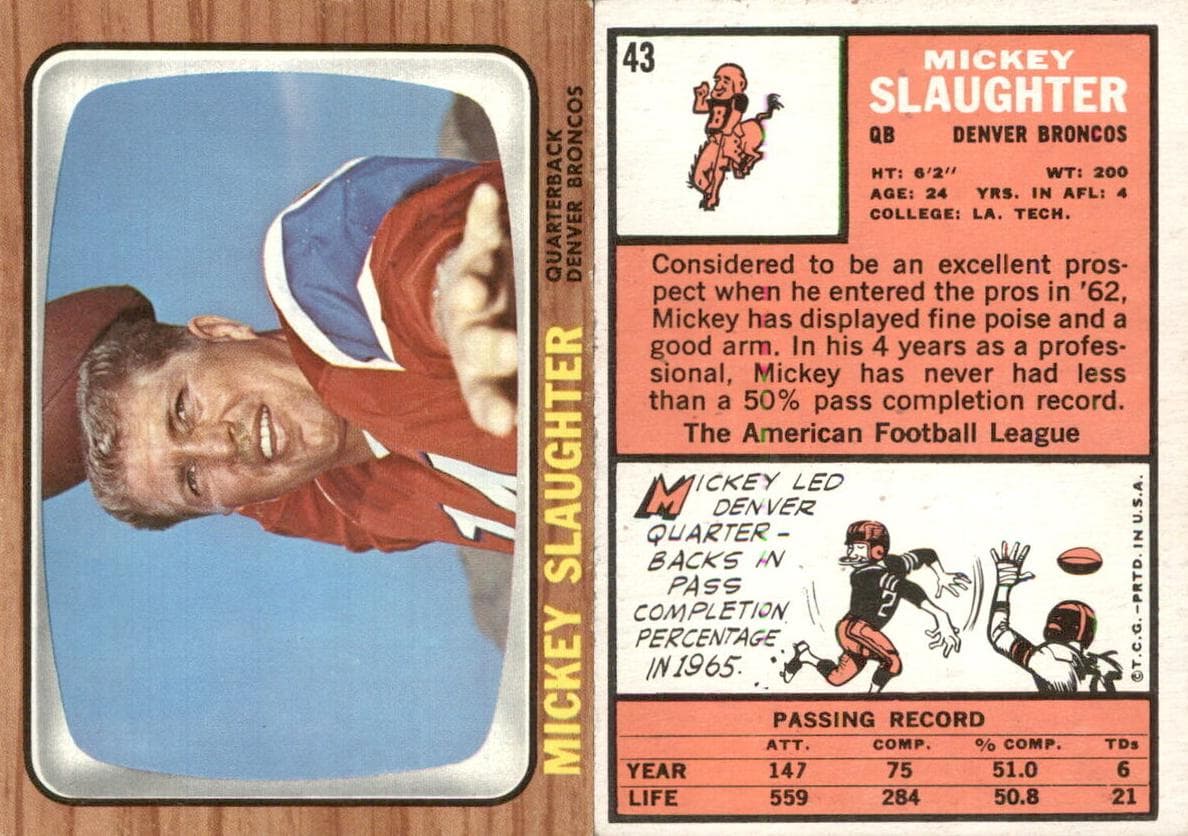 Mickey Slaughter #43