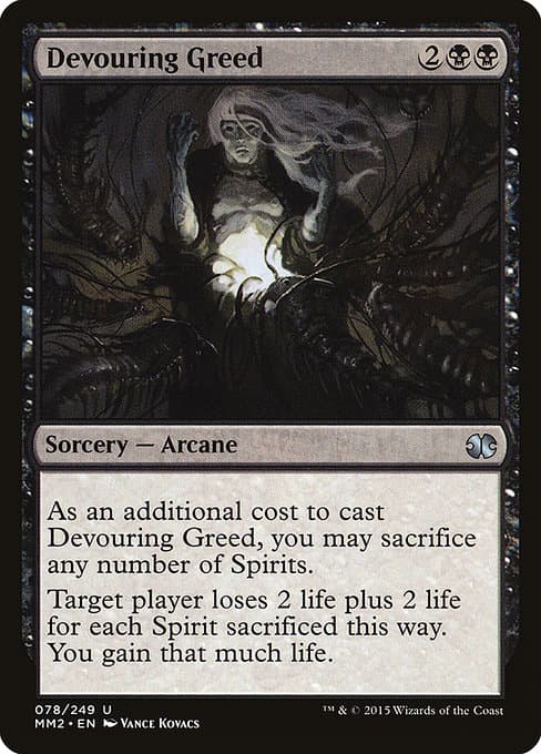 Devouring Greed 2004 Magic: The Gathering Champions of Kamigawa