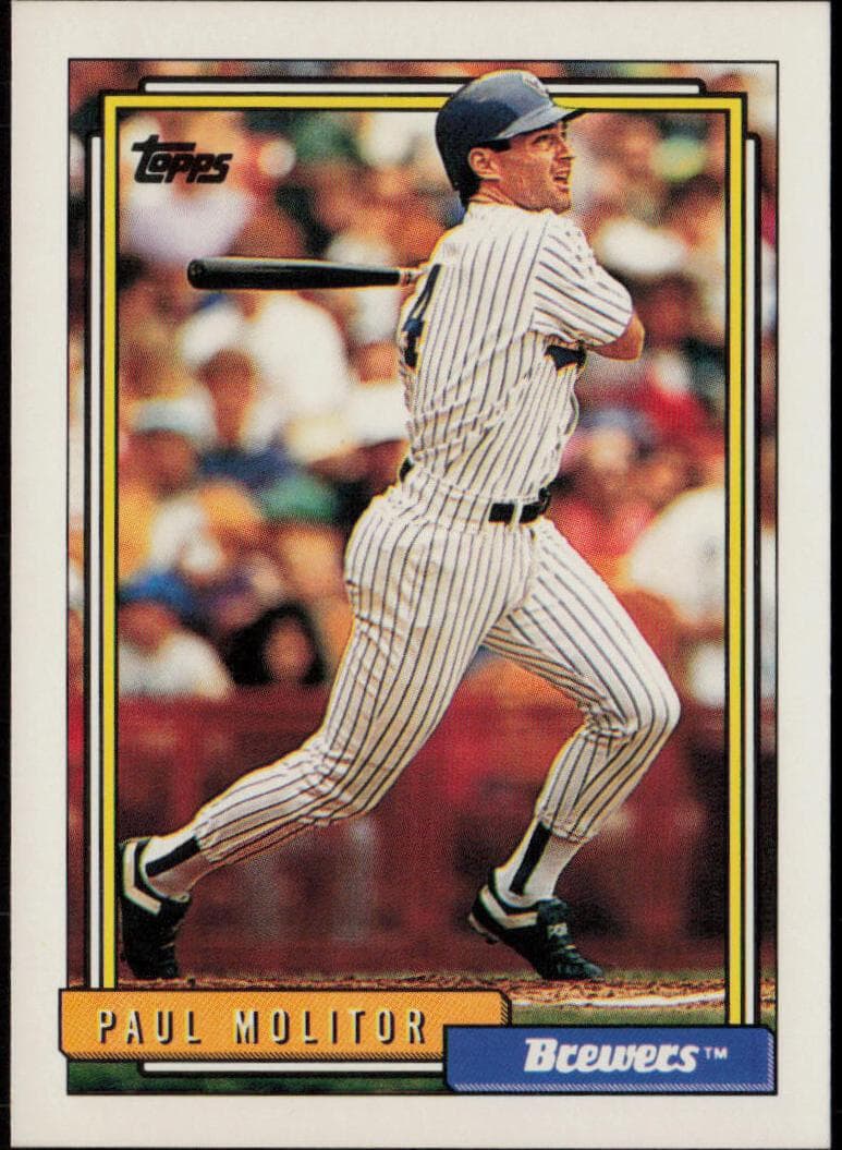 Paul Molitor 1992 topps Topps