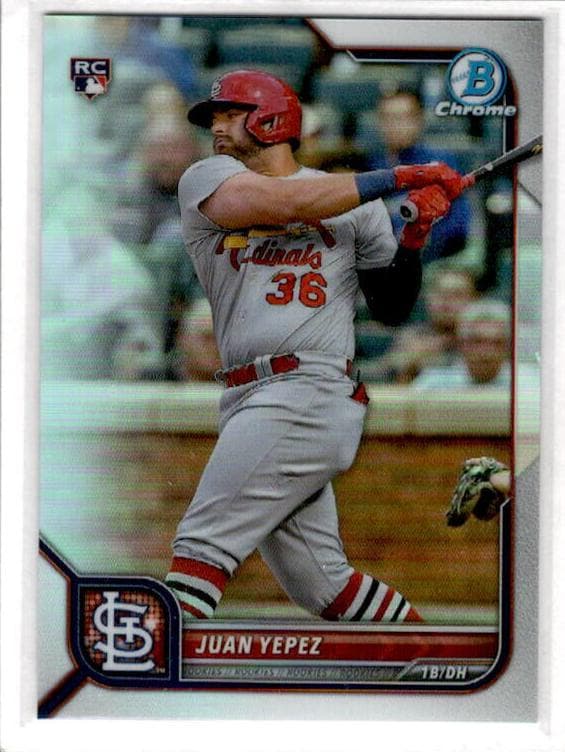 Juan Yepez 2022 bowman Bowman Chrome