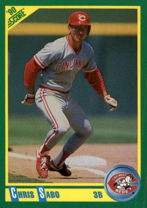 Chris Sabo 1990 panini Score