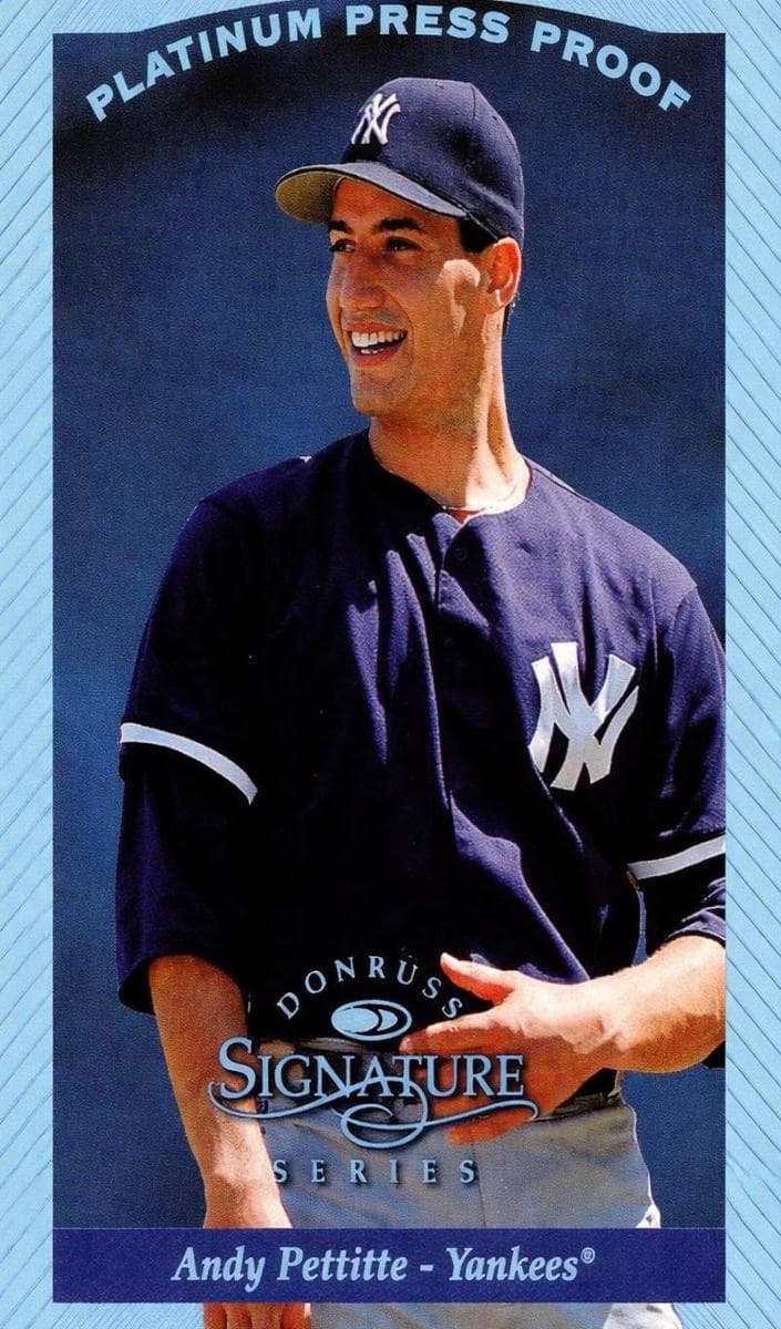 Andy Pettitte 1997 panini Donruss Signature Series