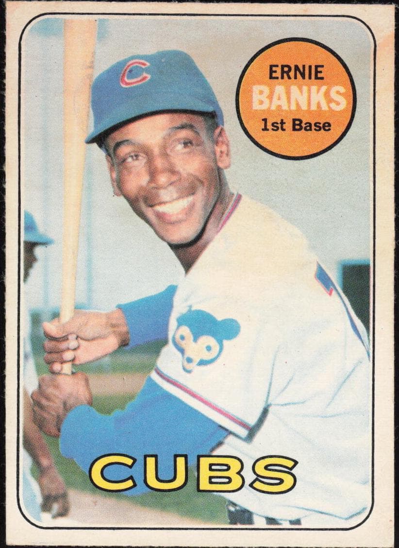 Ernie Banks 1969 topps