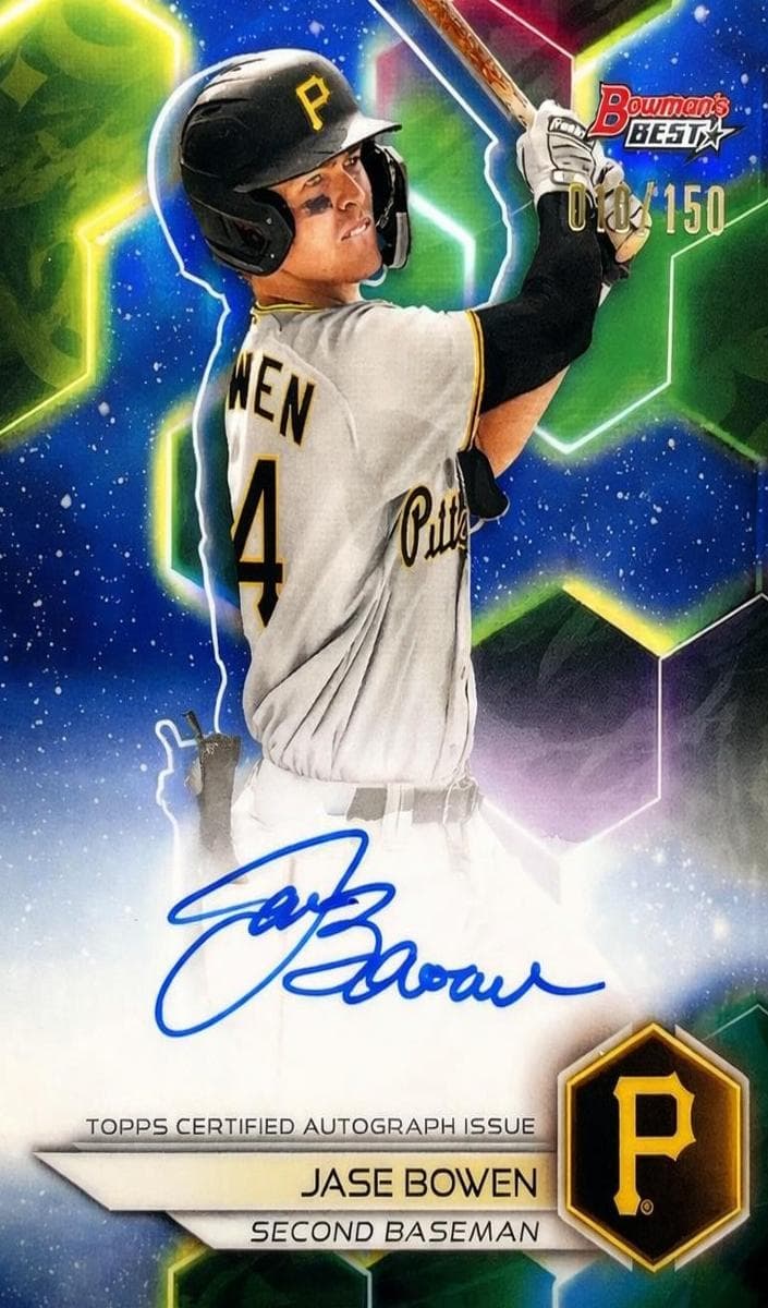 Jase Bowen trading card