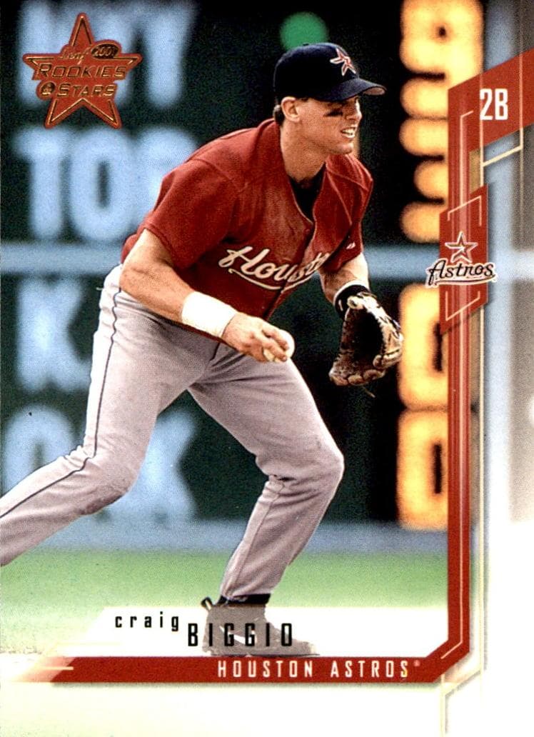 Craig Biggio 2001 leaf Leaf Rookies & Stars