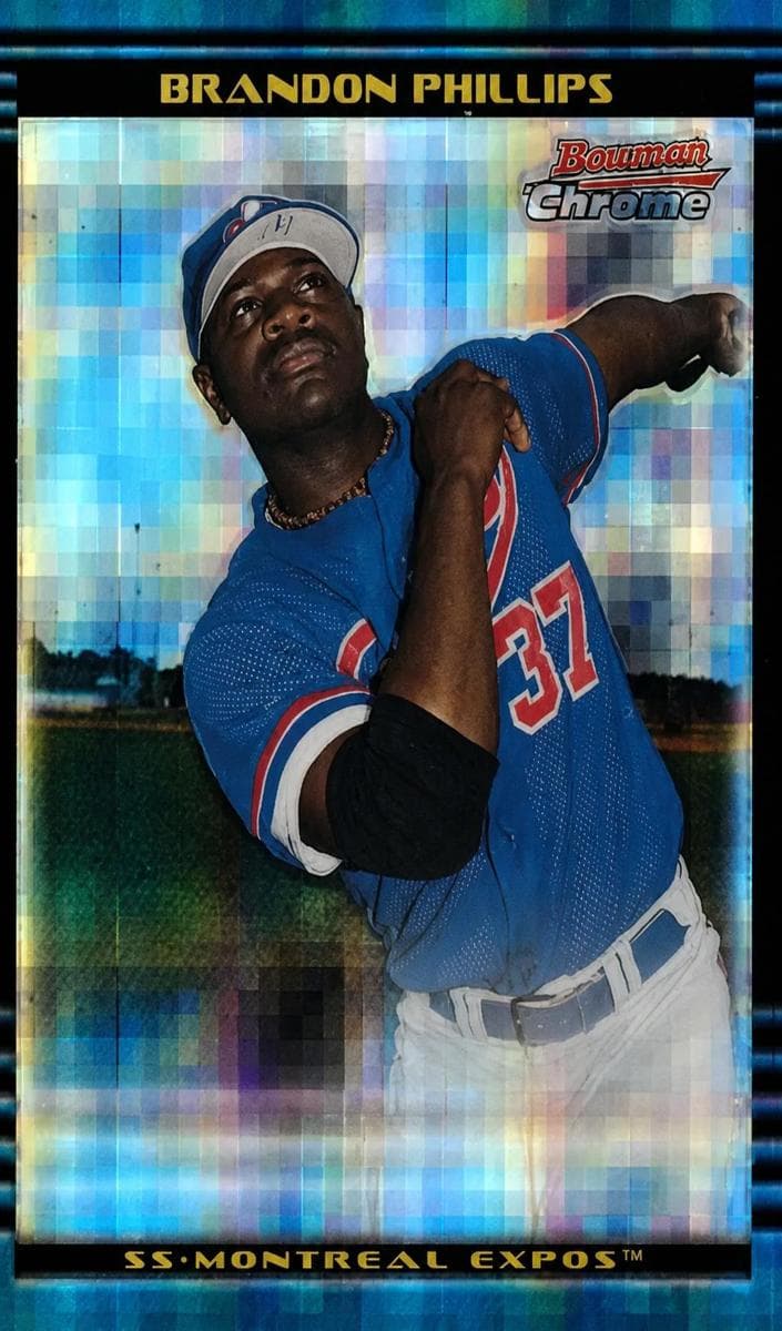 Brandon Phillips 2002 bowman Bowman Chrome
