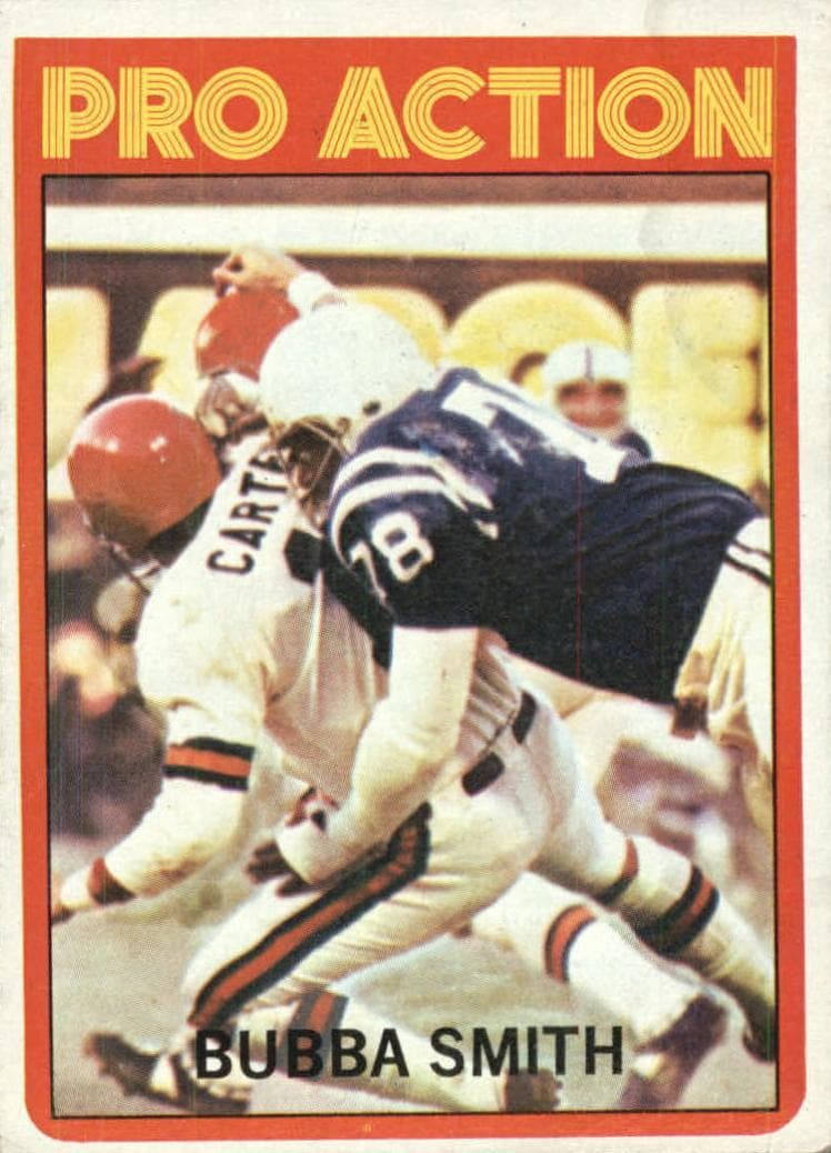 Bubba Smith 1972 topps Topps