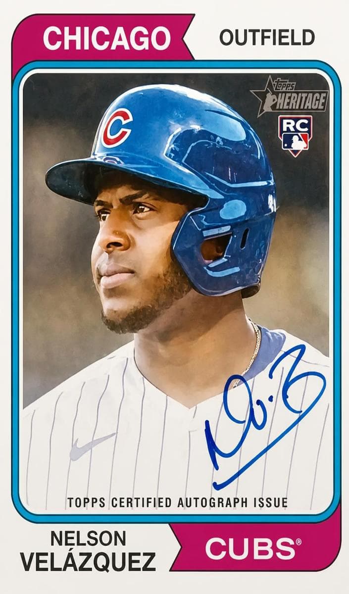 Nelson Velázquez 2023 topps Topps Heritage