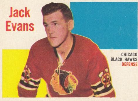 Jack Evans 1960 topps
