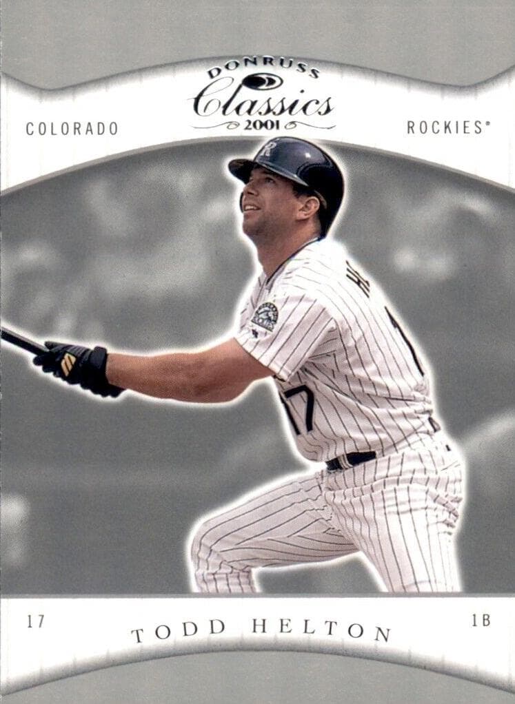 Todd Helton 2001 panini Donruss Studio