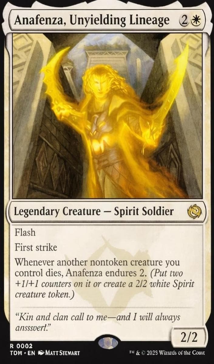 Anafenza, Unyielding Lineage #2