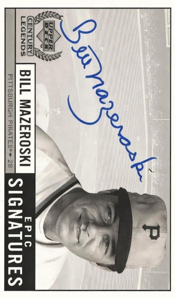 Bill Mazeroski 1999 upper-deck Upper Deck Century Legends