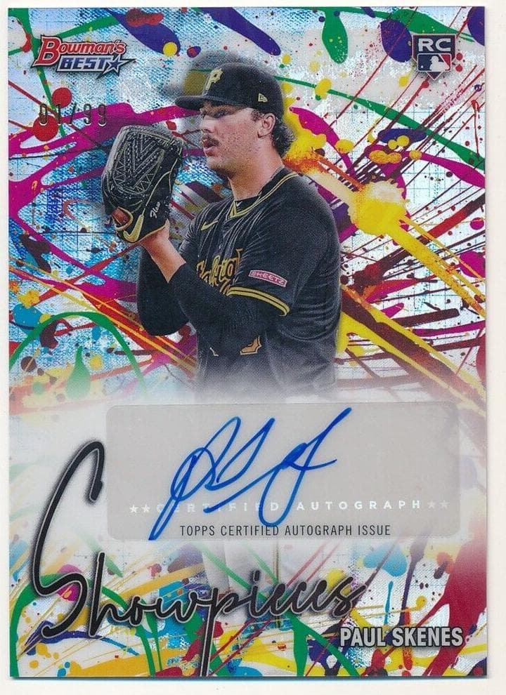 Paul Skenes 2024 bowman Bowman's Best