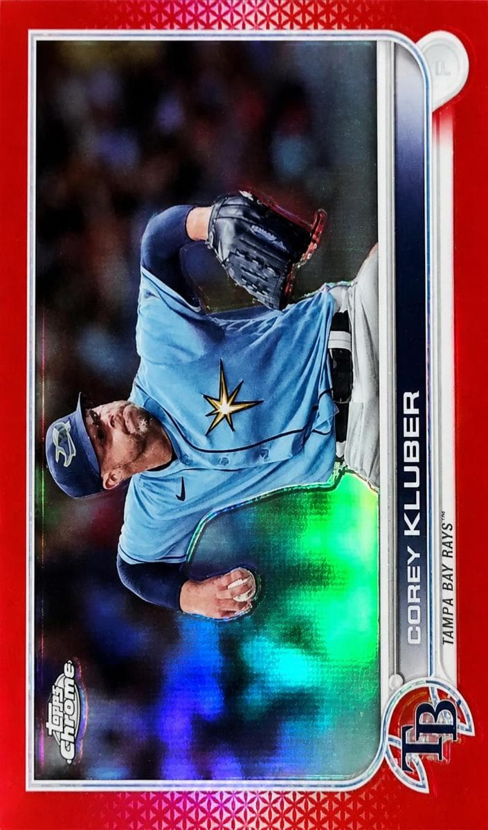 Corey Kluber 2022 topps Topps Chrome Update