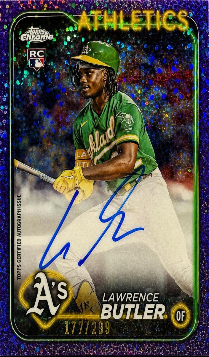 Lawrence Butler 2024 topps Topps Chrome