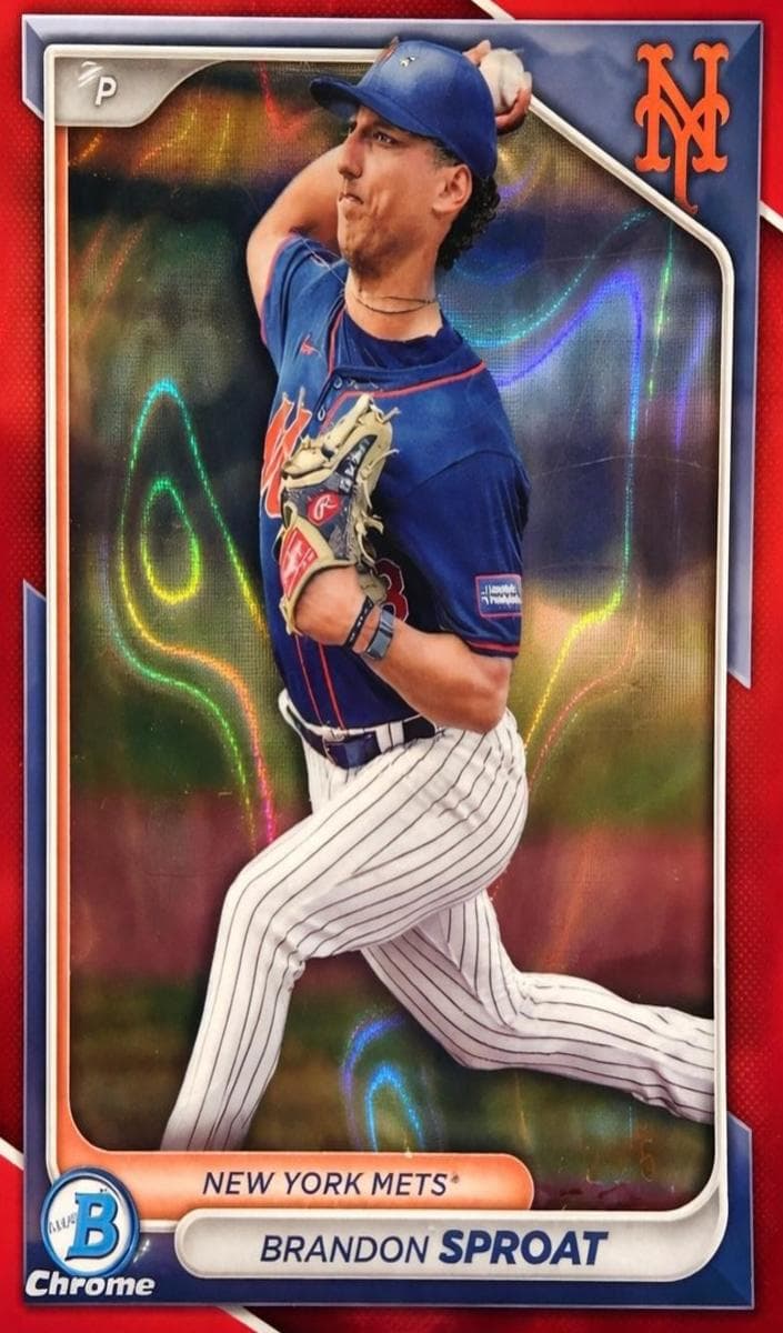 Brandon Sproat 2024 bowman Bowman Draft Sapphire Edition