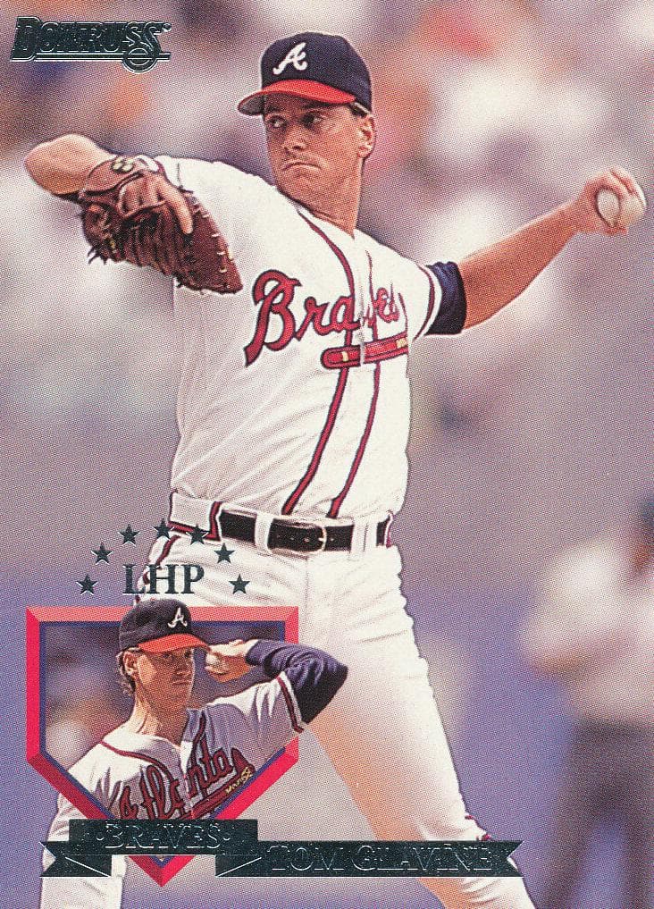 Tom Glavine 1995 panini Donruss