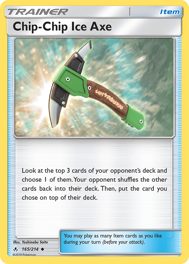 Chip-Chip Ice Axe 2019 Pokemon Japanese Double Blaze