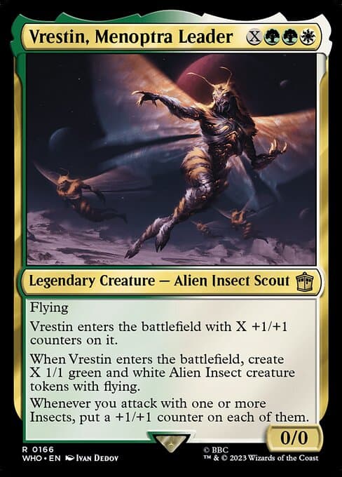 Vrestin, Menoptra Leader 2023 Magic: The Gathering Doctor Who
