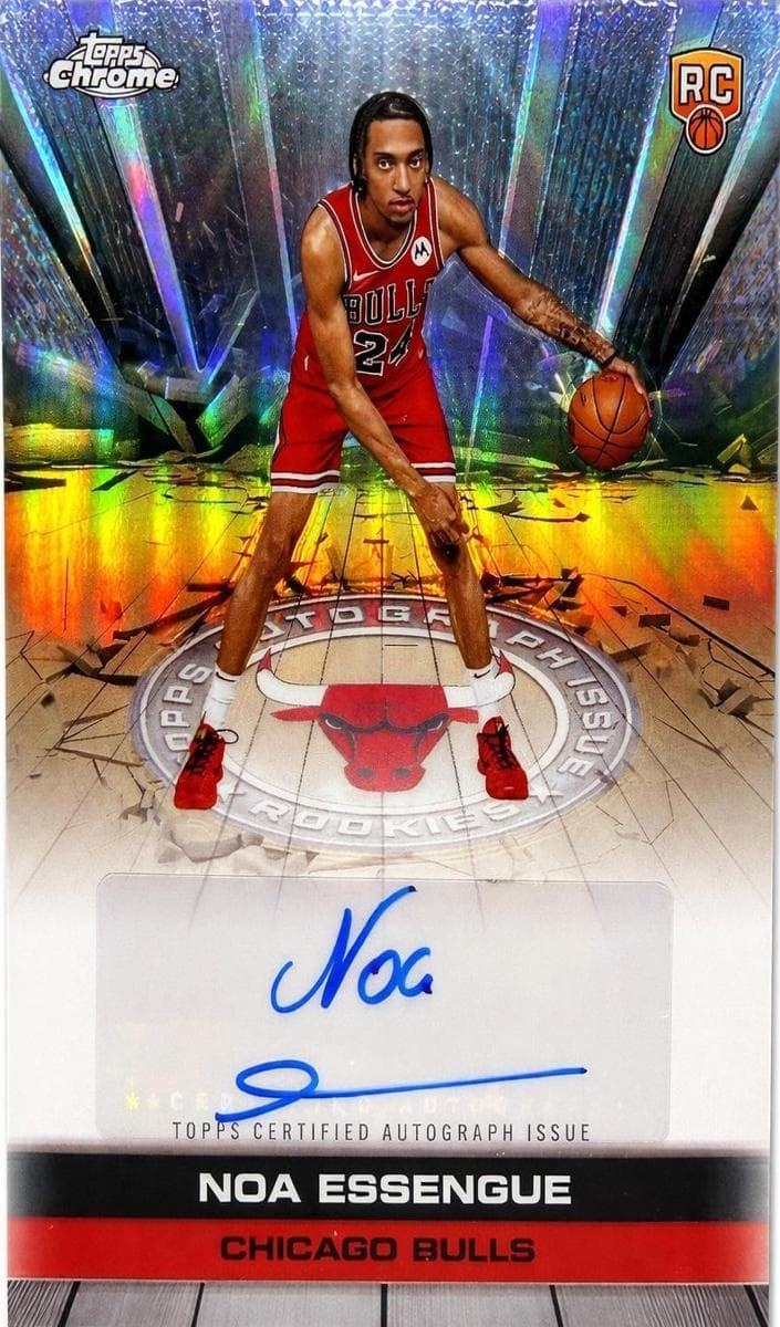 Noa Essengue 2025 topps Topps Chrome