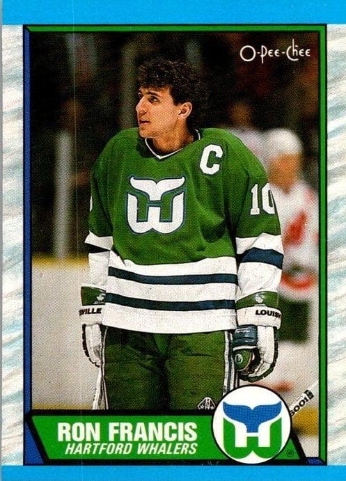 Ron Francis 1989 topps O-Pee-Chee