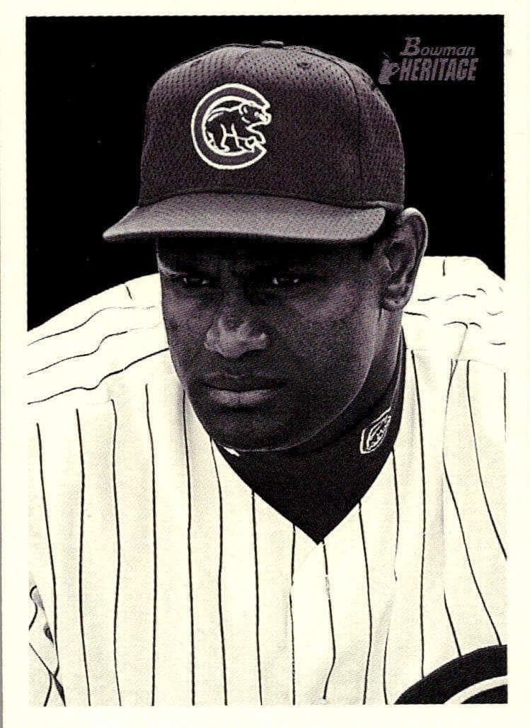 Sammy Sosa 2001 bowman Bowman Heritage