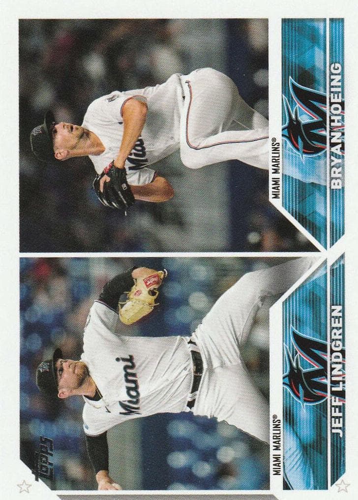 Jeff Lindgren / Bryan Hoeing 2023 topps Update Rookie Combos