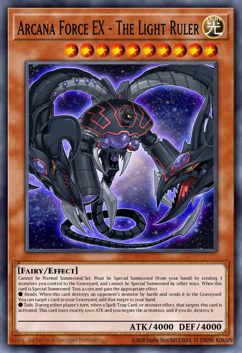 Arcana Force EX - The Light Ruler #DT06-EN002