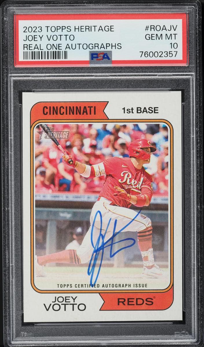 Joey Votto 2023 topps Topps Heritage