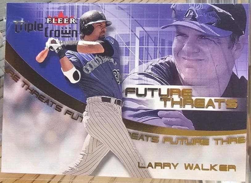 Larry Walker 2001 fleer