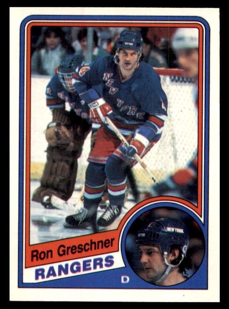 Ron Greschner trading card