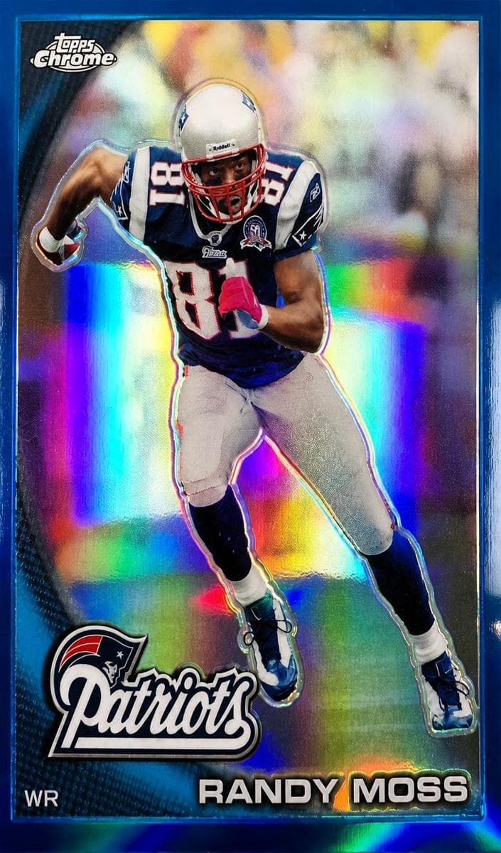 Randy Moss 2010 topps Topps Chrome