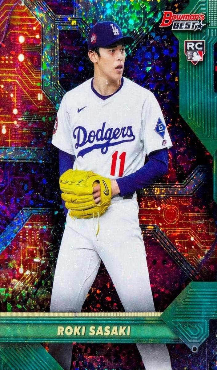 Roki Sasaki 2025 bowman Bowman Best
