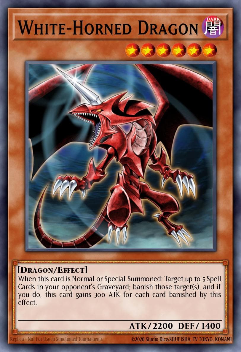 White-Horned Dragon #MDP2-EN006