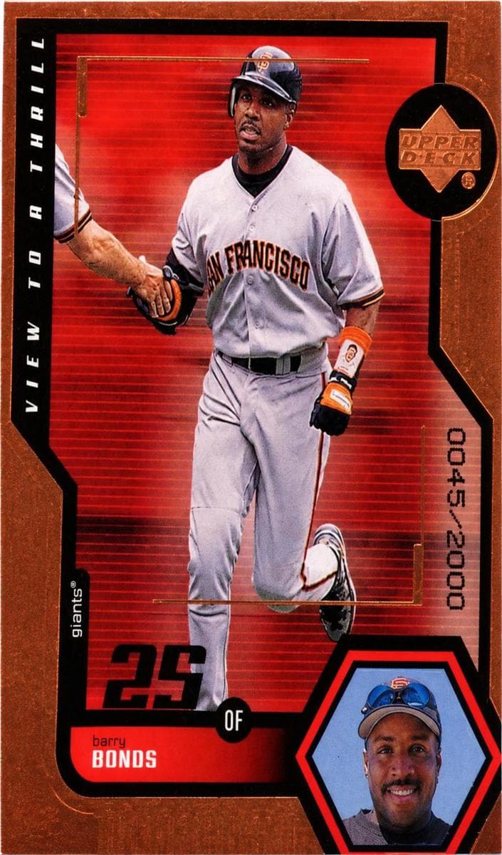 Barry Bonds 1999 upper-deck Upper Deck