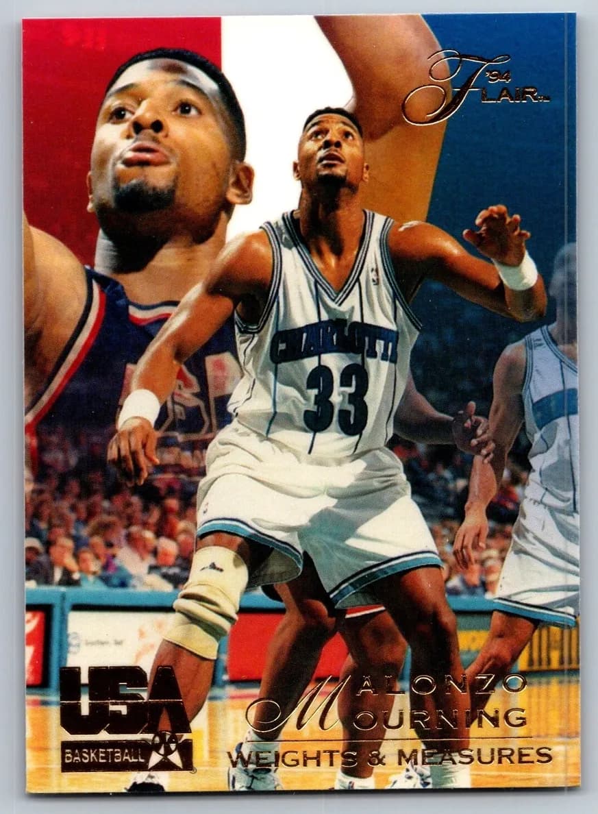 Alonzo Mourning 1994 unknown Flair Team USA