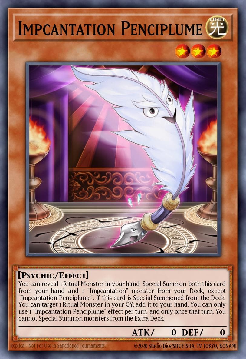 Impcantation Penciplume 2022 Yu-Gi-Oh!