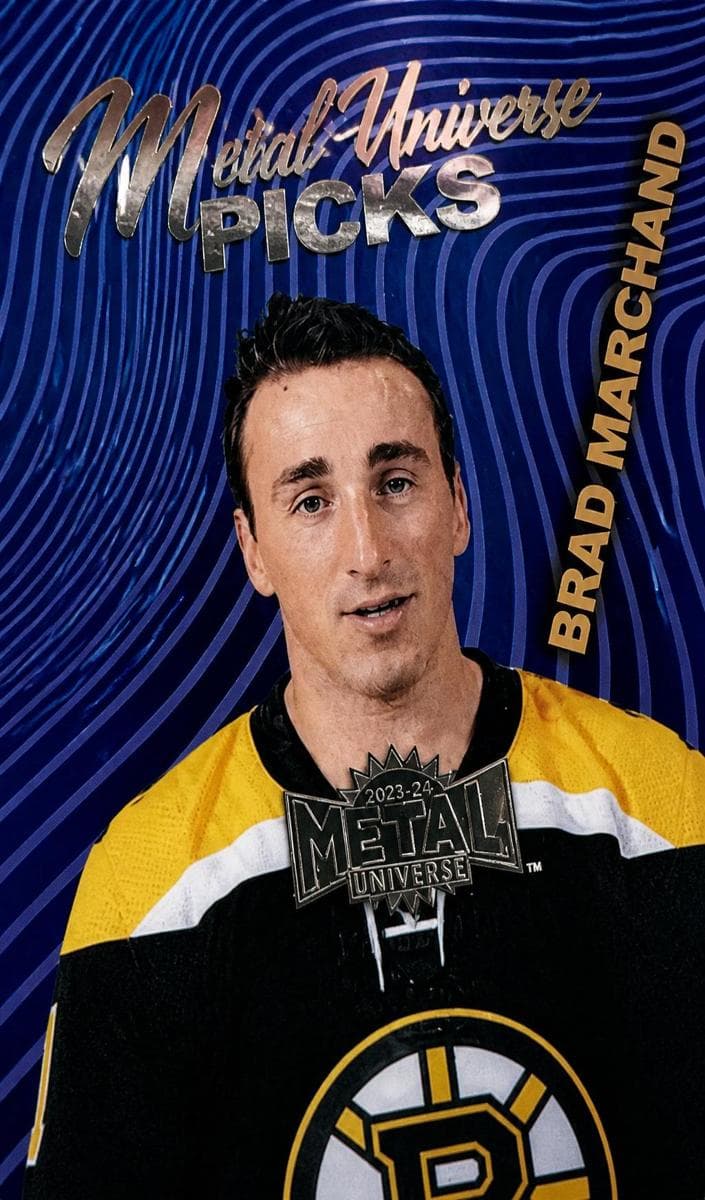 Brad Marchand 2021 fleer SkyBox Metal Universe