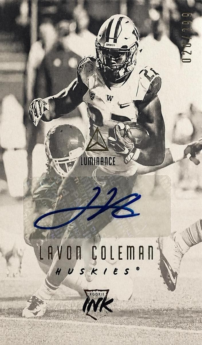 Lavon Coleman 2018 panini