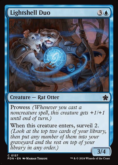 Lightshell Duo 2024 Magic: The Gathering Bloomburrow