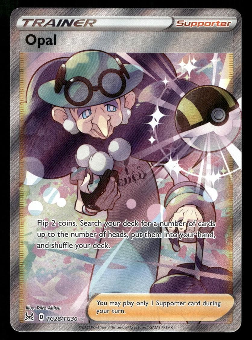 Opal trading card