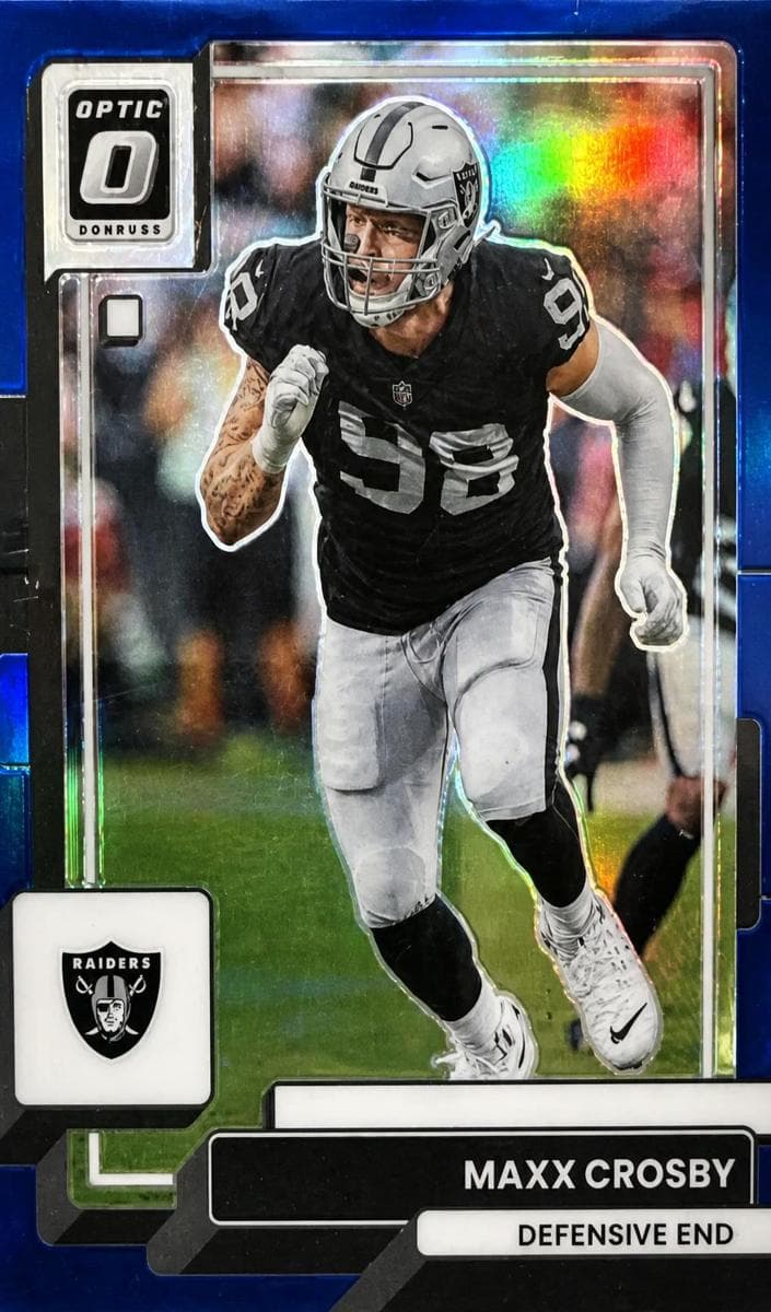Maxx Crosby 2022 panini Donruss Optic