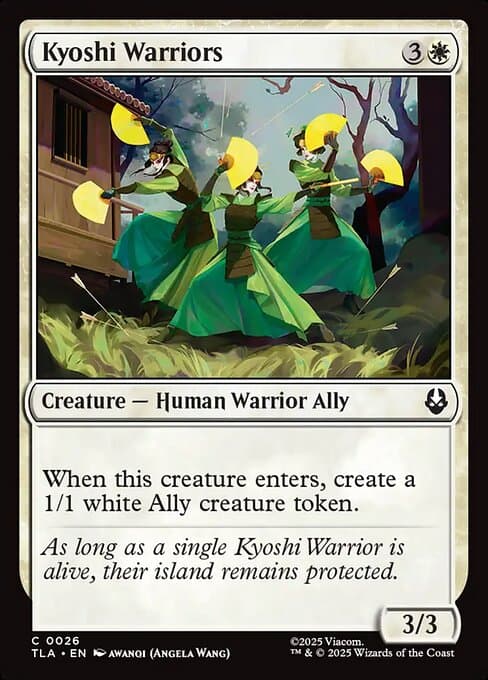 Kyoshi Warriors 2025 Magic: The Gathering Avatar: The Last Airbender