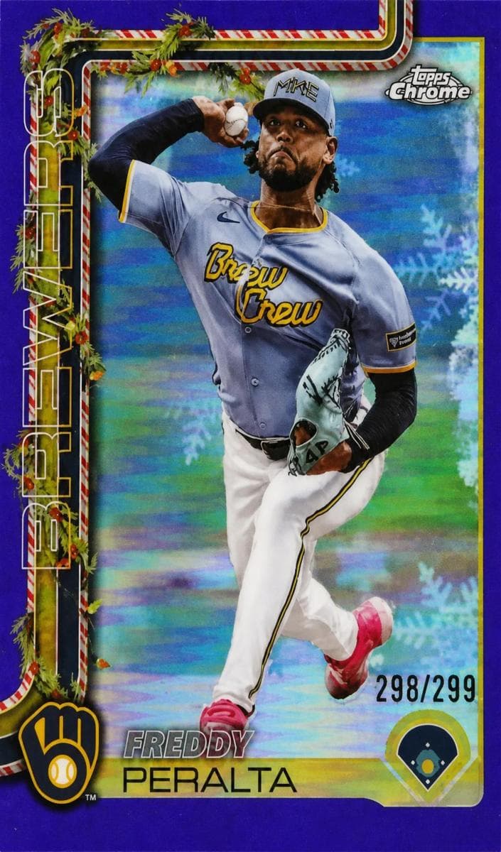 Freddy Peralta 2025 topps Holiday
