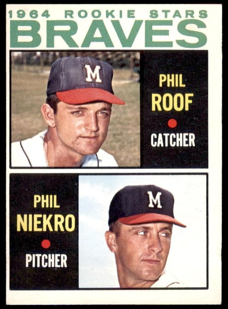 Braves 1964 Rookie Stars (Phil Roof / Phil Niekro) #541