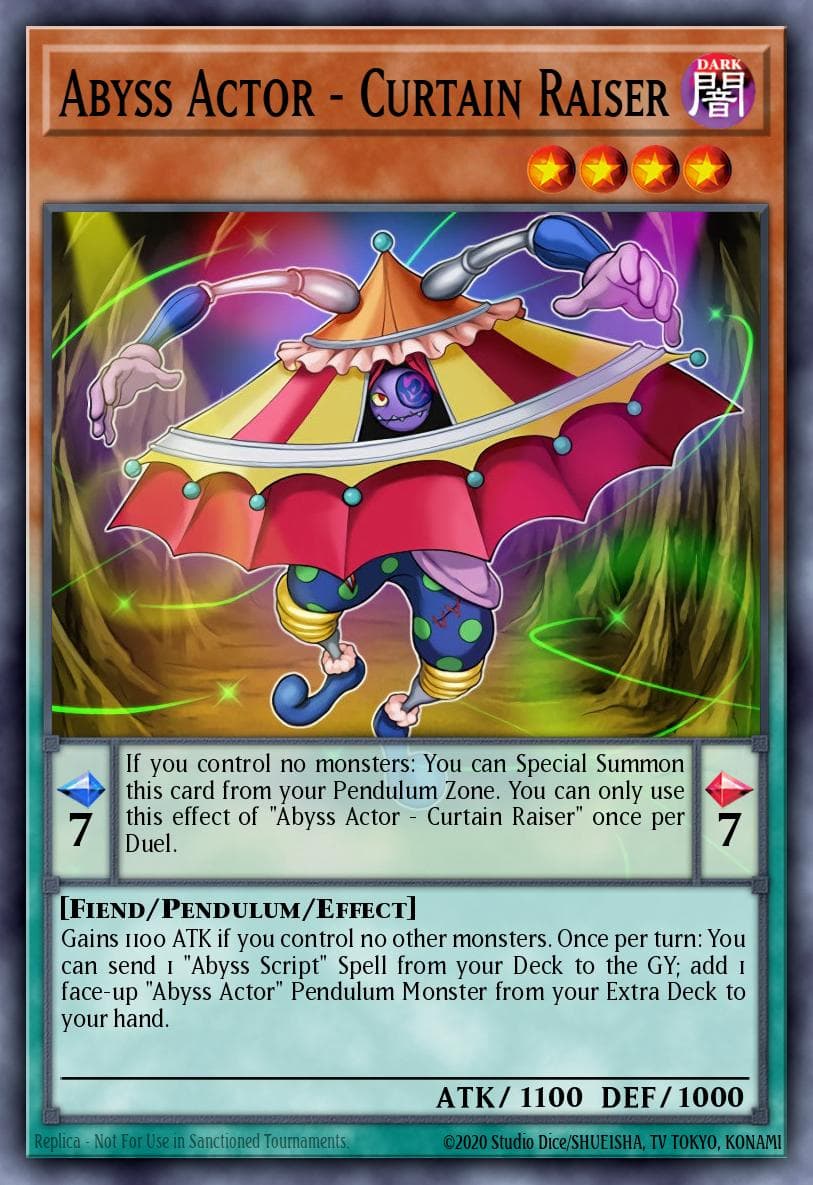 Abyss Actor - Curtain Raiser #OP21-EN015