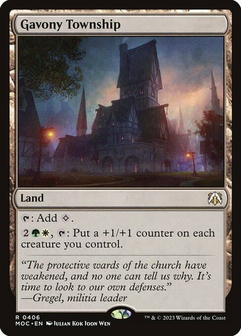 Gavony Township 2022 Magic: The Gathering New Capenna Commander
