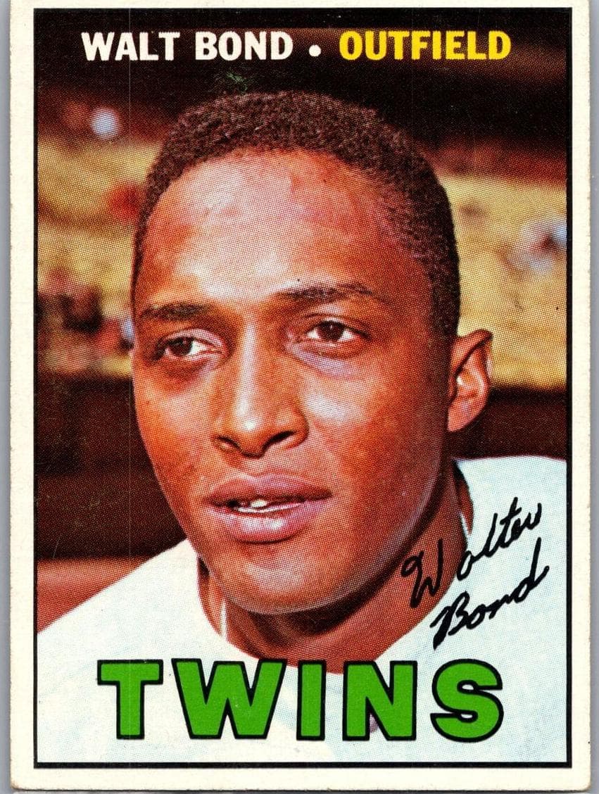 Walt Bond 1967 topps Topps