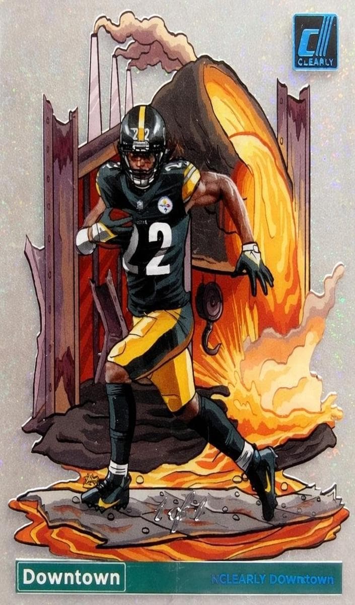 Najee Harris 2023 panini Clearly Donruss